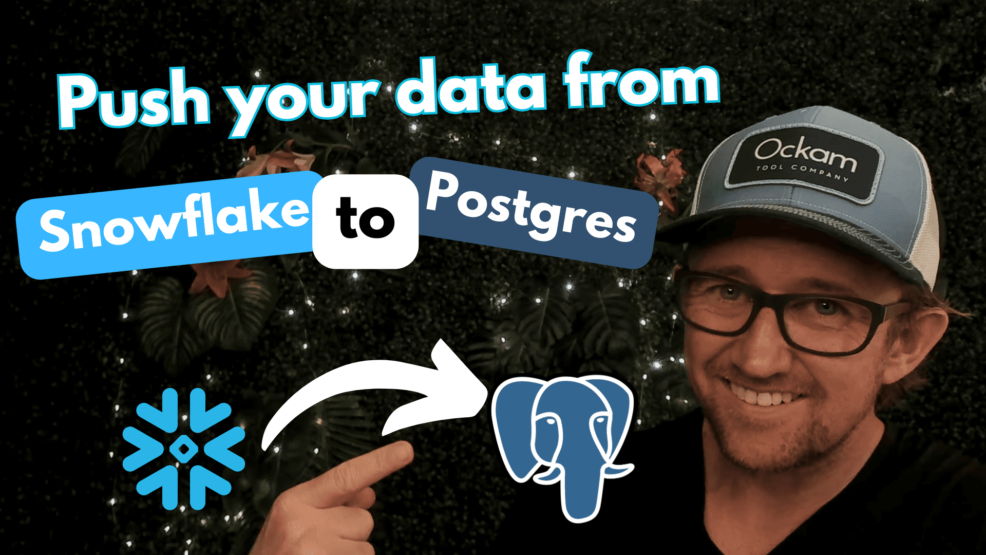 Sync tables from Snowflake to PostgreSQL